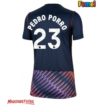 Tottenham Hotspur Pedro Porro #23 Tricou Fotbal Replică 2026-27 Femei Deplasare